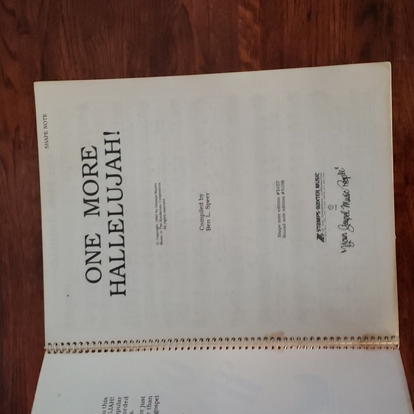 Vintage One More Hallelujah Sheet Music Book 1983 Gospel - Picture 3 of 4